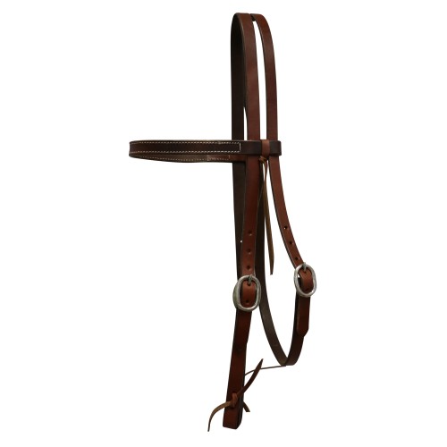 Oiled Pull-Up Work Headstall Tan 3/4